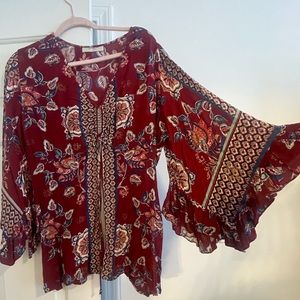 A Beautiful Soul bell sleeve top